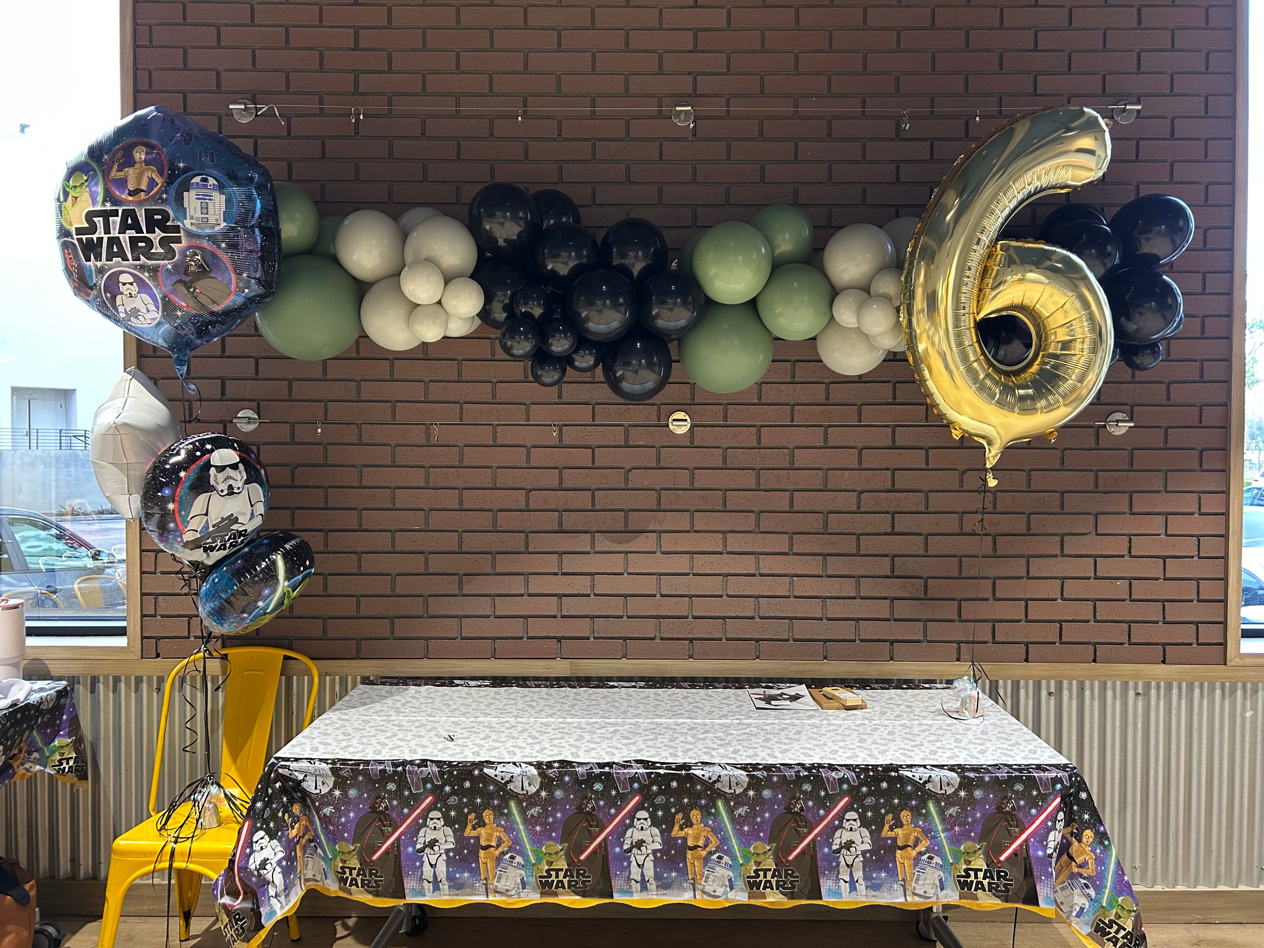 Elegant balloon installation showcasing Confetti & Charms craftsmanship